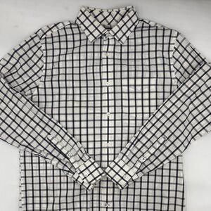 Gap Non-Iron Cotton Plaid Button-Down Shirt